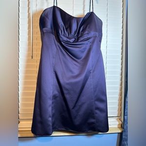 Woman’s plus size bridesmaid dress